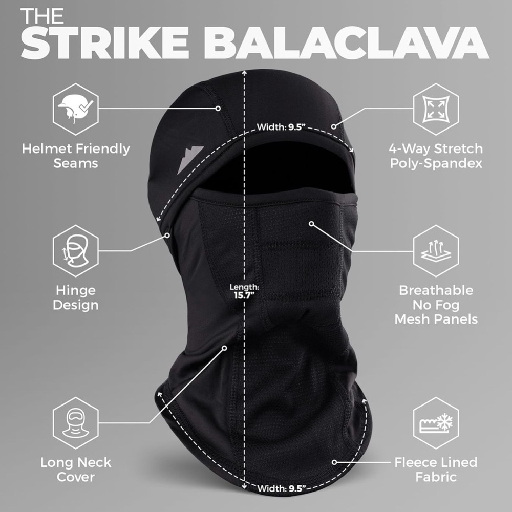 Balaclava Face Mask - Black